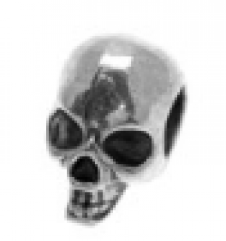 Charms Totenkopf silber